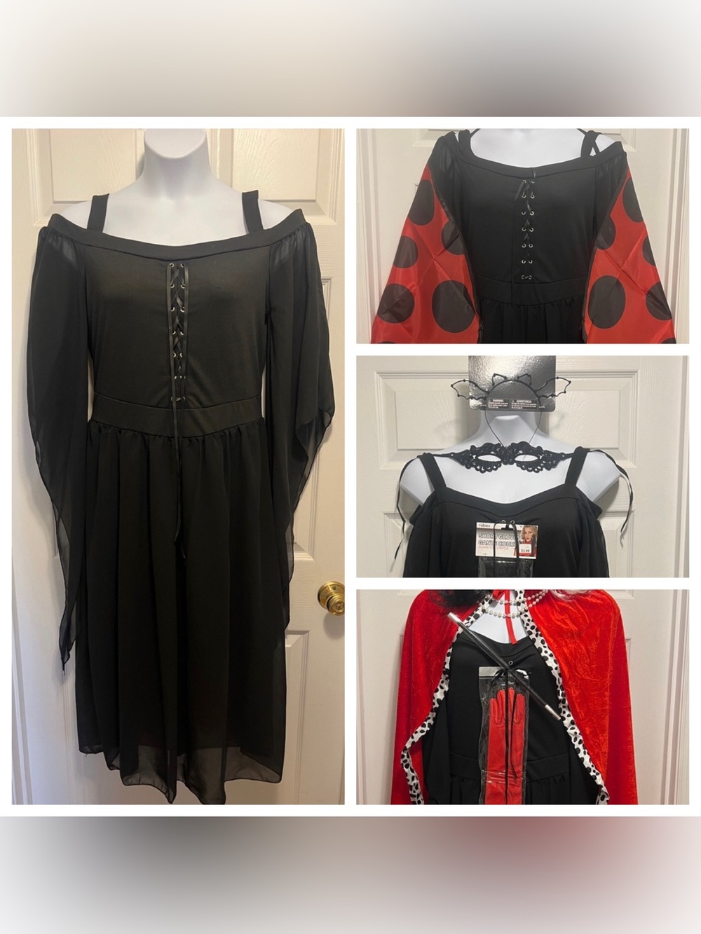 One Dress … THREE COSTUME LOOKS!  Check it out!